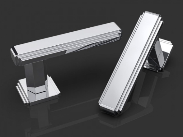 Дверные ручки хром