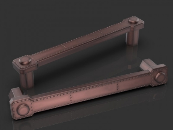 Мебельные ручки медь