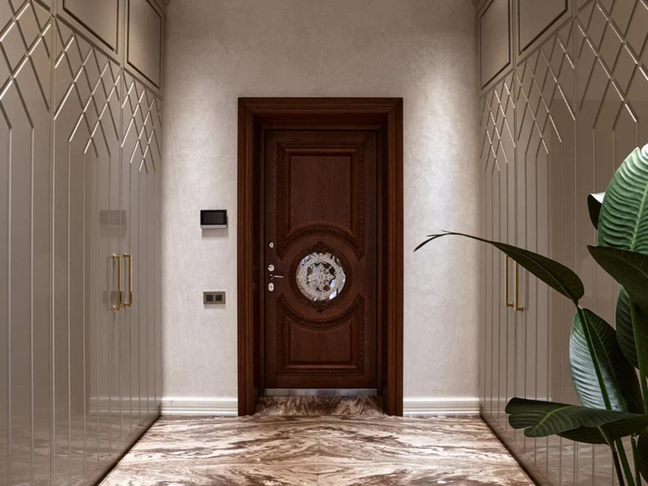 Мебельная ручка-скоба Armac Martin Jefferson 335 мм полированная латунь