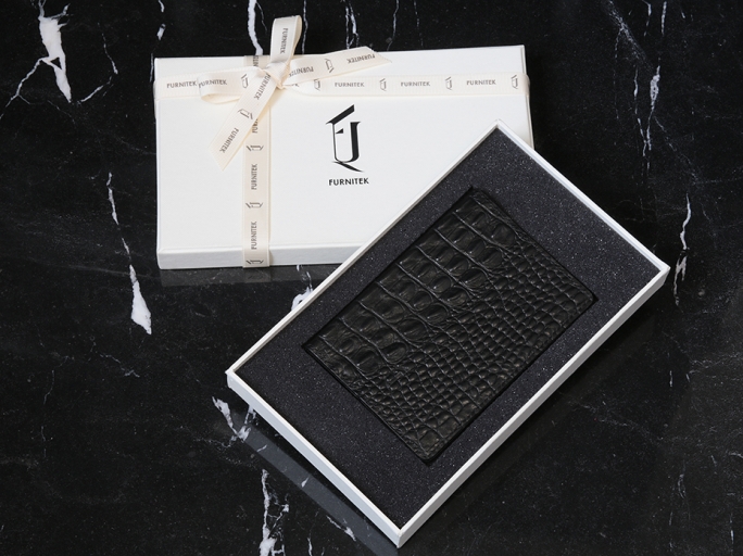 Обложка кожаная на паспорт FURNITEK модель FG-0202514 в подарочной коробке