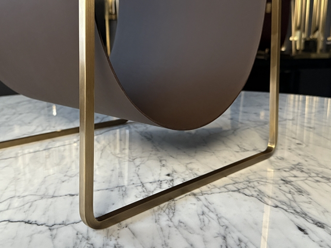 Подставка под сумки большая FG-12059БП античная латунь