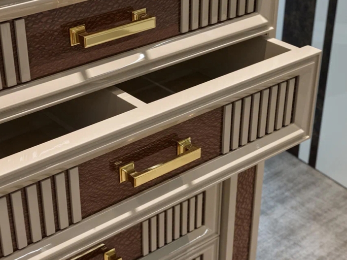 Мебельная ручка-скоба Armac Martin Jefferson 125 мм латунь полированная