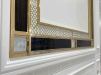 Багет из латуни, стекла, и дерева. Полировка, высокий глянец. Объемная пескоструйная обработка