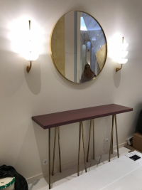 Основание для консоли из латуни индивидуального изготовления