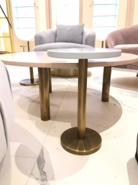 Изготовление подстольев из латуни для кофейных столиков на заказ